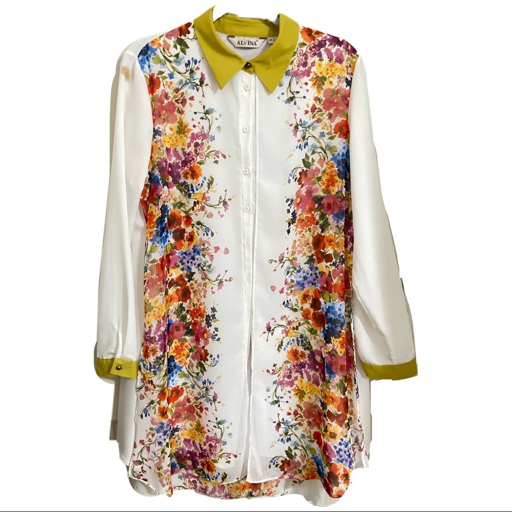 Floral Blouse Dress